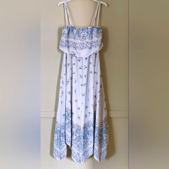 Source Unknown Dresses & Skirts - Vintage 1970s Bohemian Handkerchief Hem  Dress